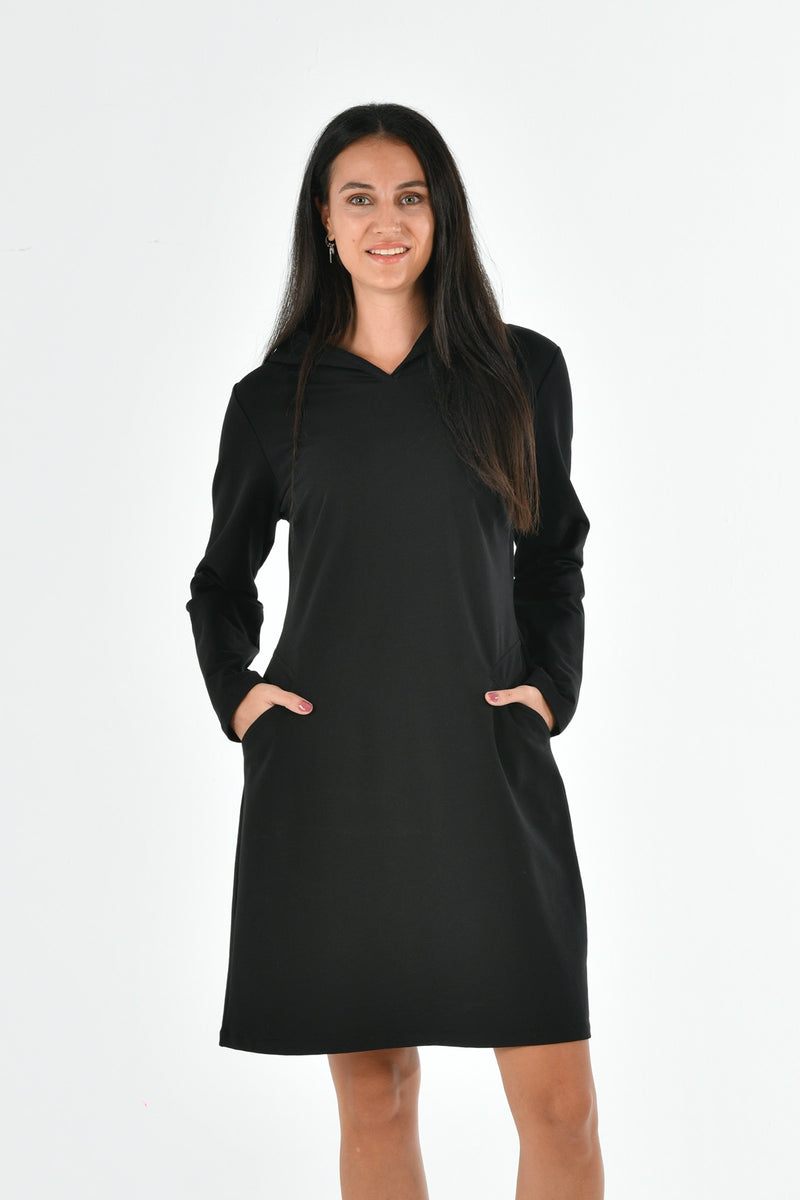 100 Cotton Sweatshirt Dress LARA 56