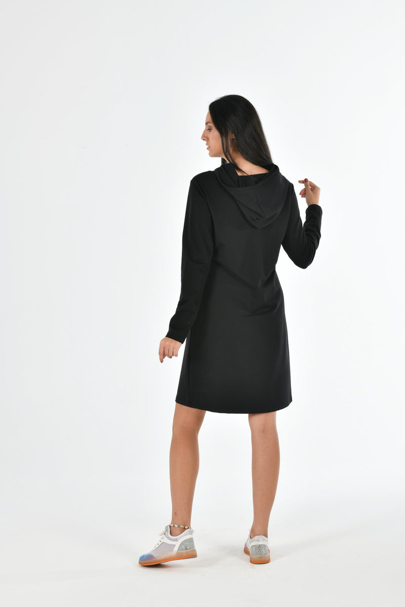 100% Cotton Sweatshirt Dress LARA-56