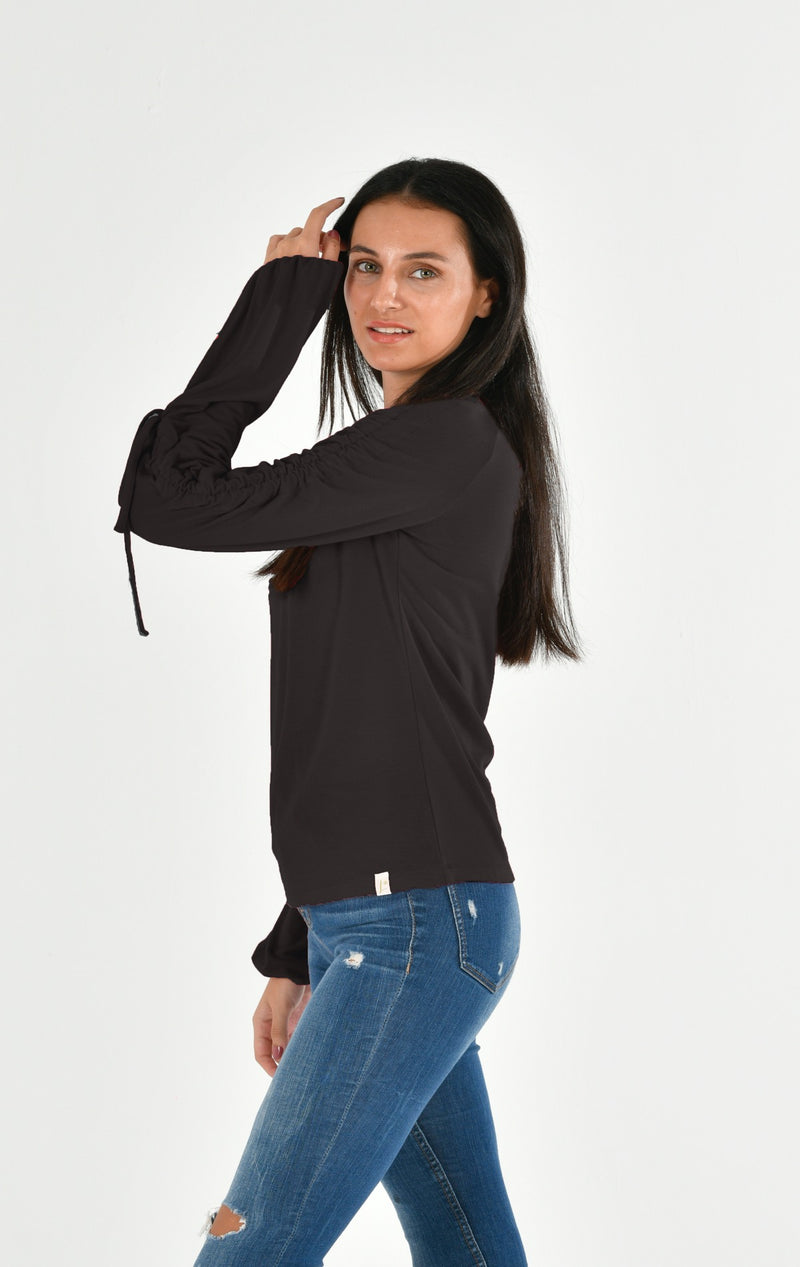 Modal Long Sleeve Blouse LINDA-24-V2
