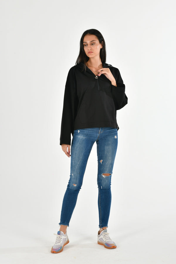 Cotton Oversize Sweatshirt LARA-51