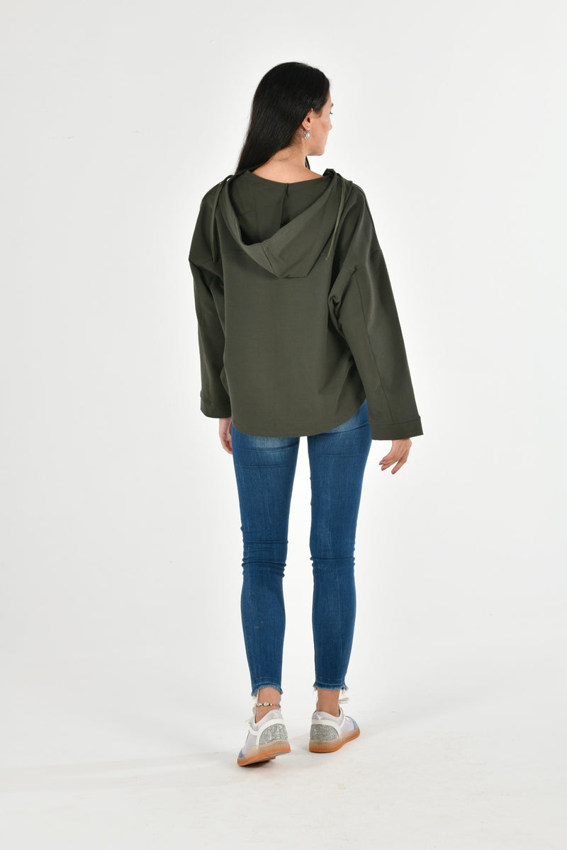 Cotton Oversize Sweatshirt LARA-51