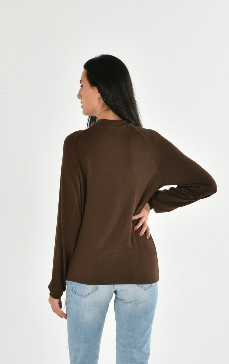 Turtle Neck Long Sleeve Blouse LARA-62